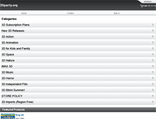 Tablet Screenshot of 3dparty.org